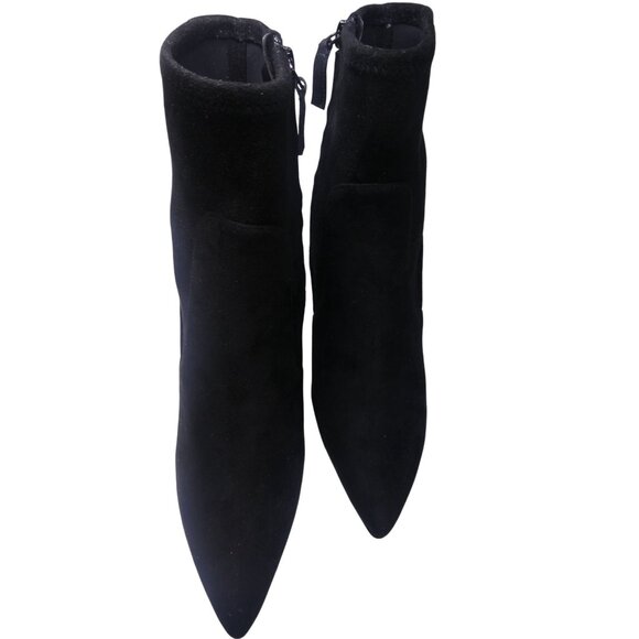 Nine West Women's Black Suede Heels‎ Size 8.5 - Picture 2 of 11